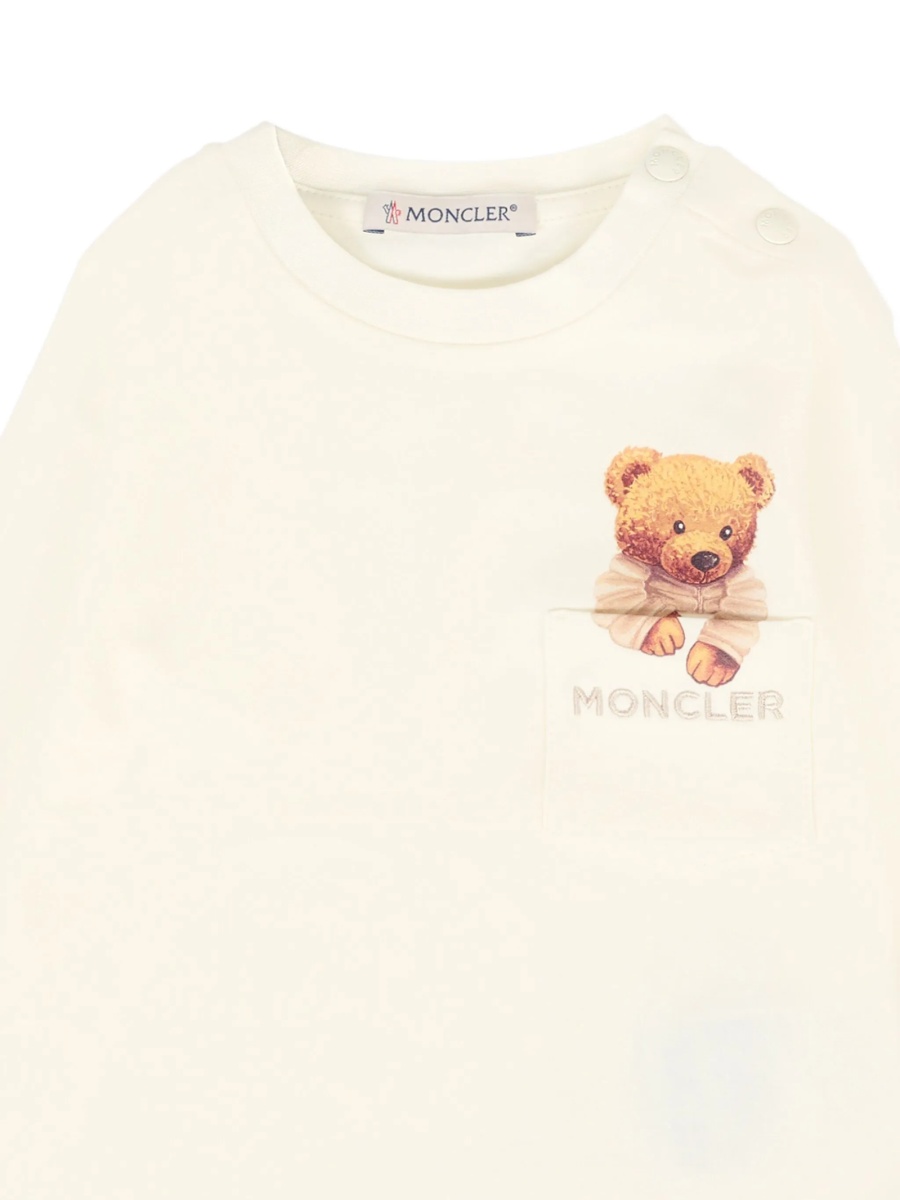 Tricou Moncler alb - Img 3