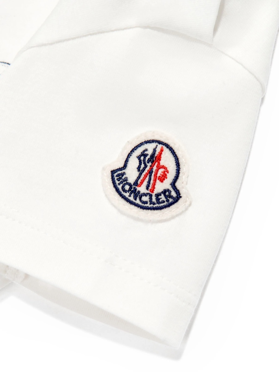 Tricou Moncler alb - Img 4