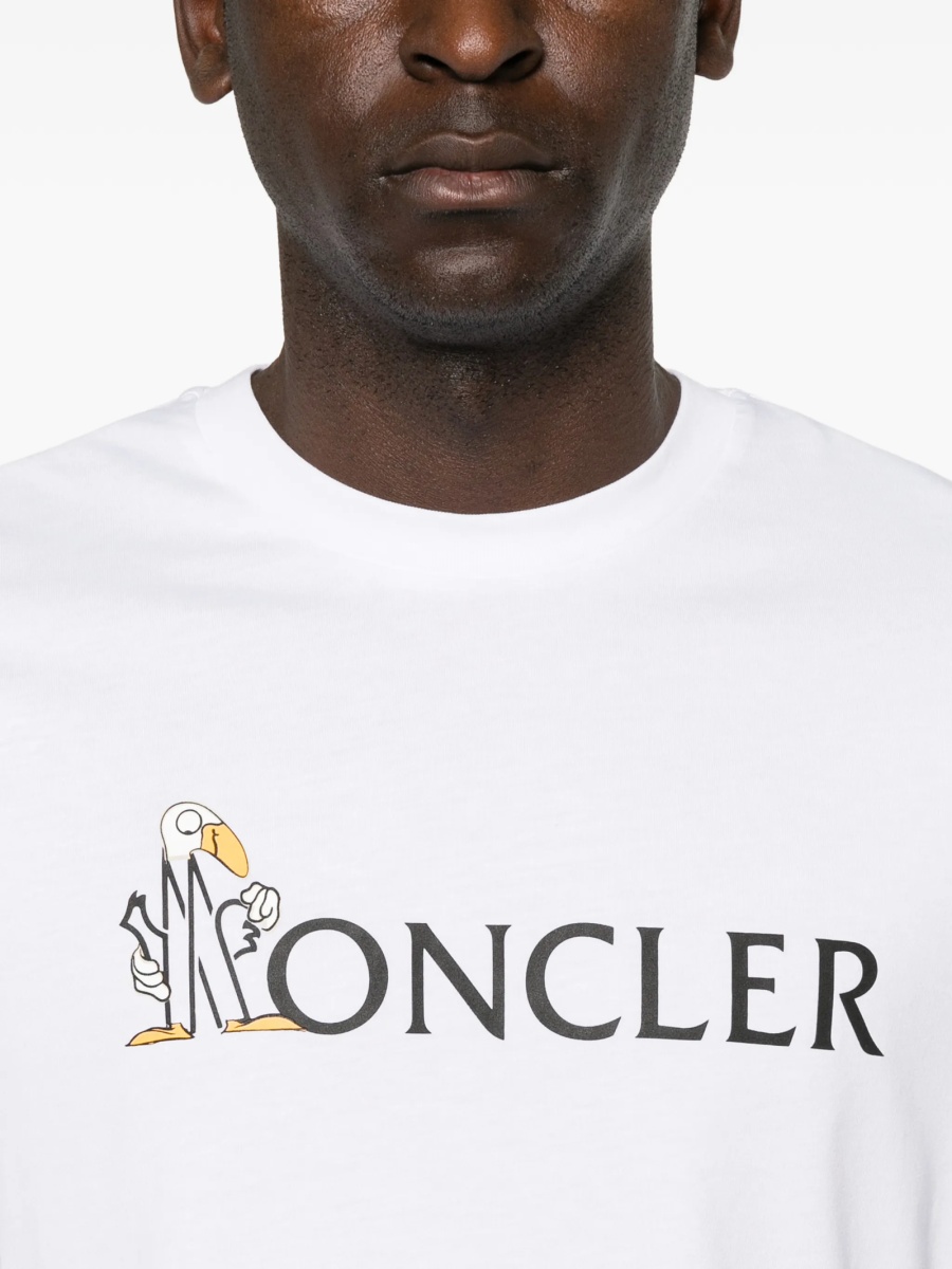 Tricou Moncler alb - Img 5