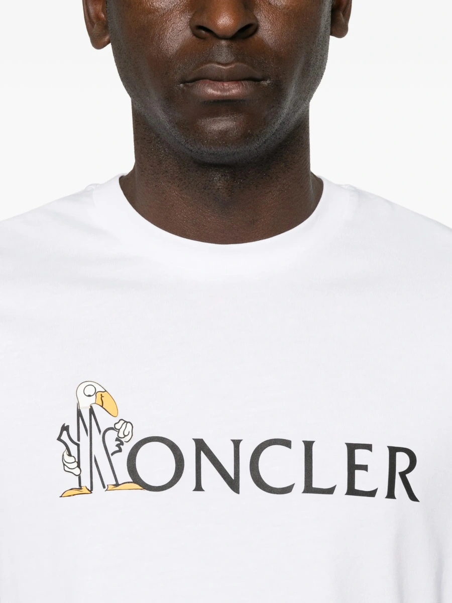Tricou Moncler alb - Img 5