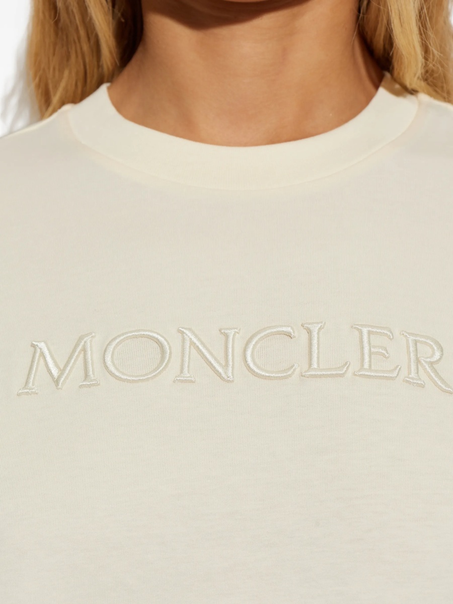 Tricou Moncler neutru din bumbac - Img 9