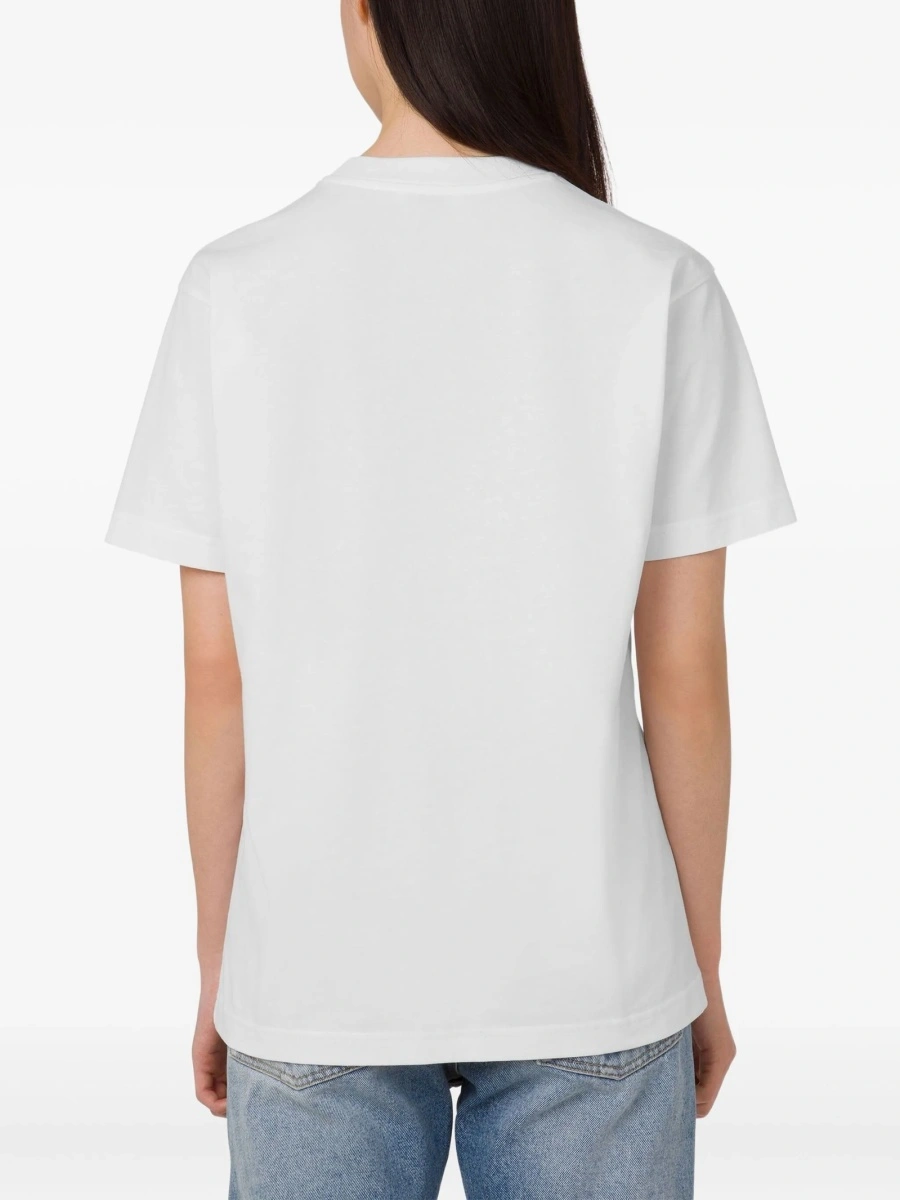 Tricou Moschino alb - Img 4