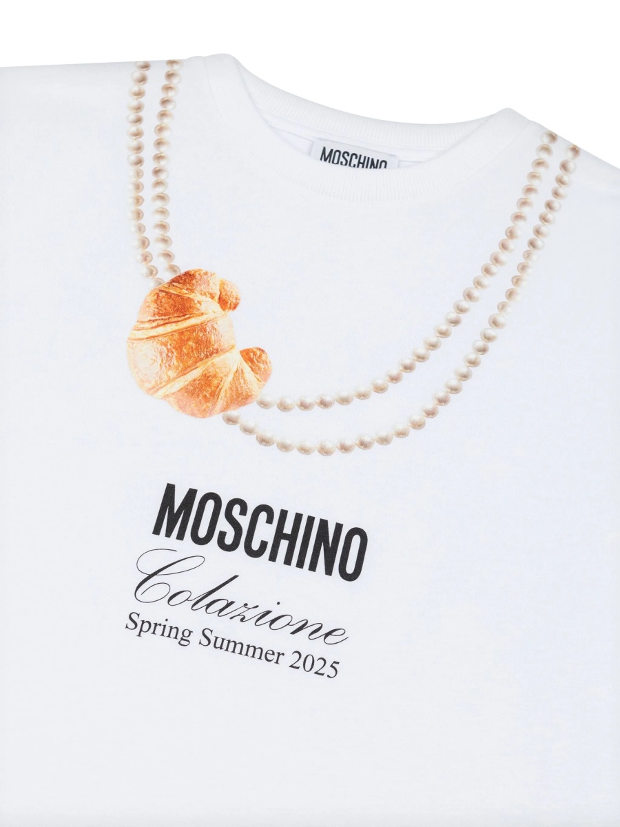 Tricou Moschino alb - Img 3
