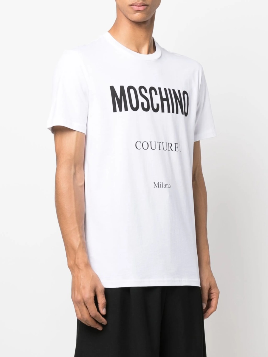 Tricou Moschino alb - Img 3