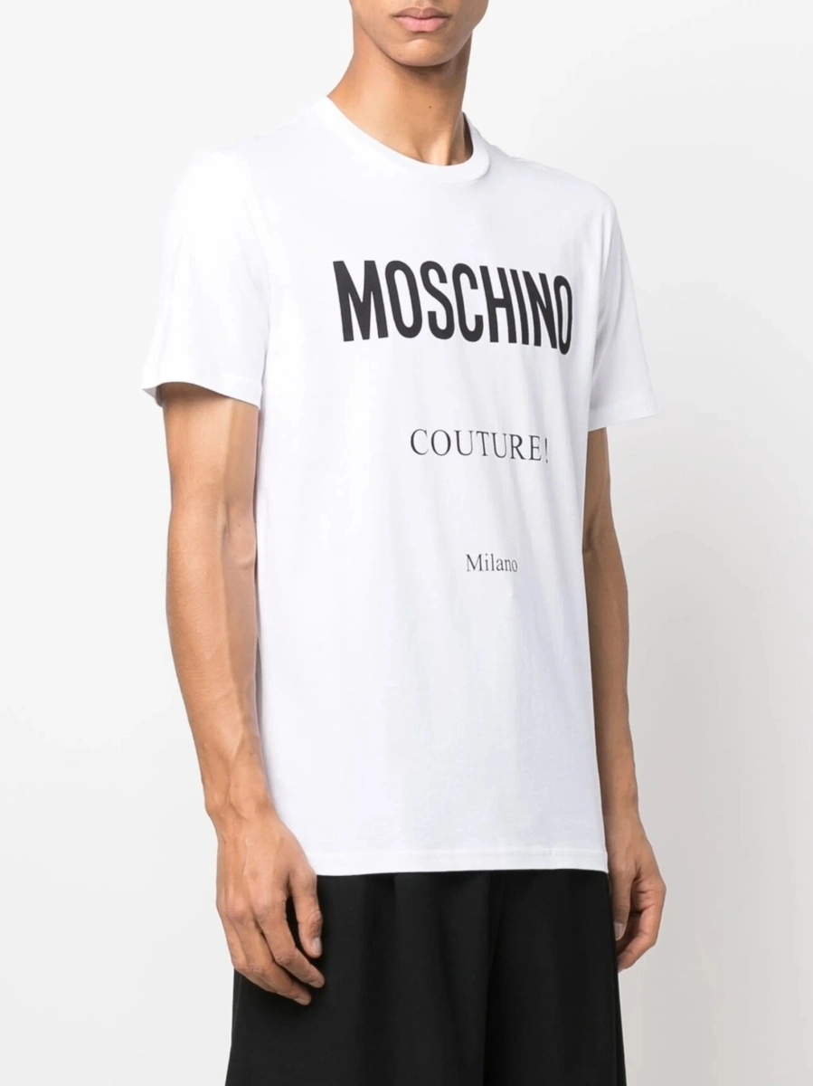 Tricou Moschino alb - Img 3