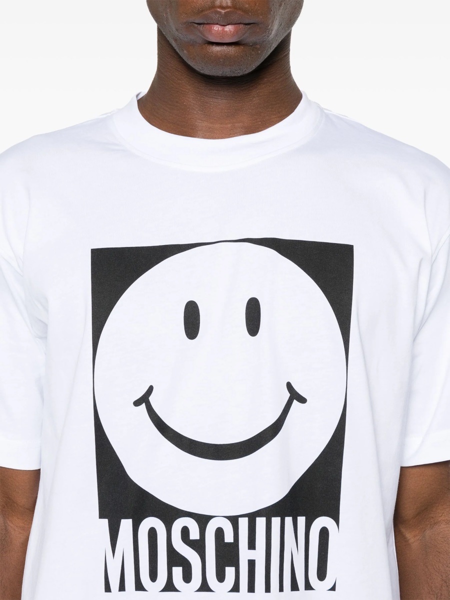 Tricou Moschino alb - Img 4