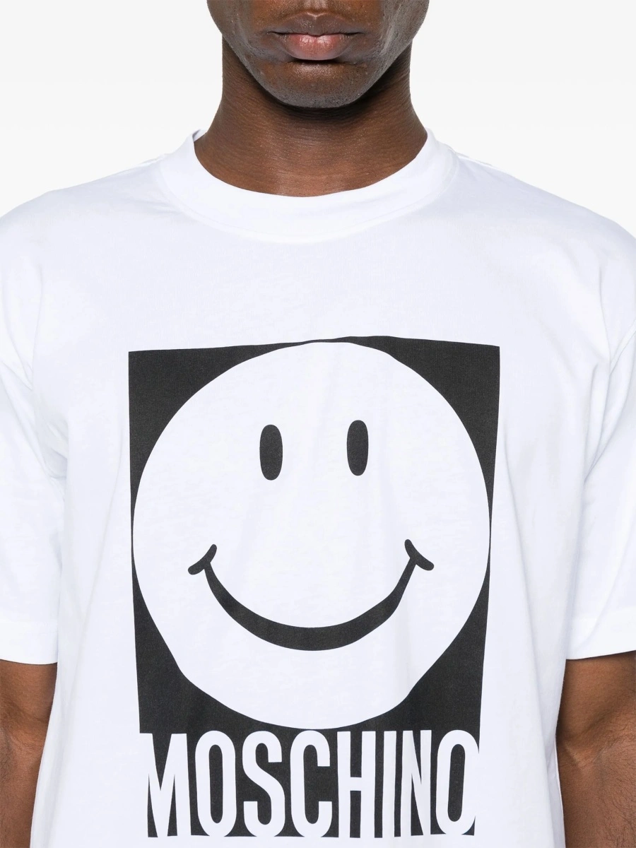 Tricou Moschino alb - Img 4