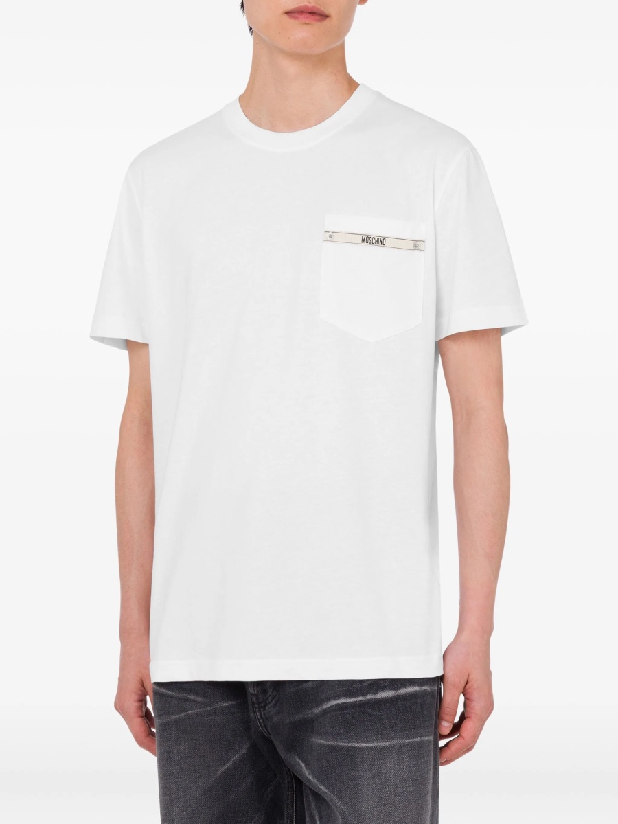 Tricou Moschino alb - Img 3