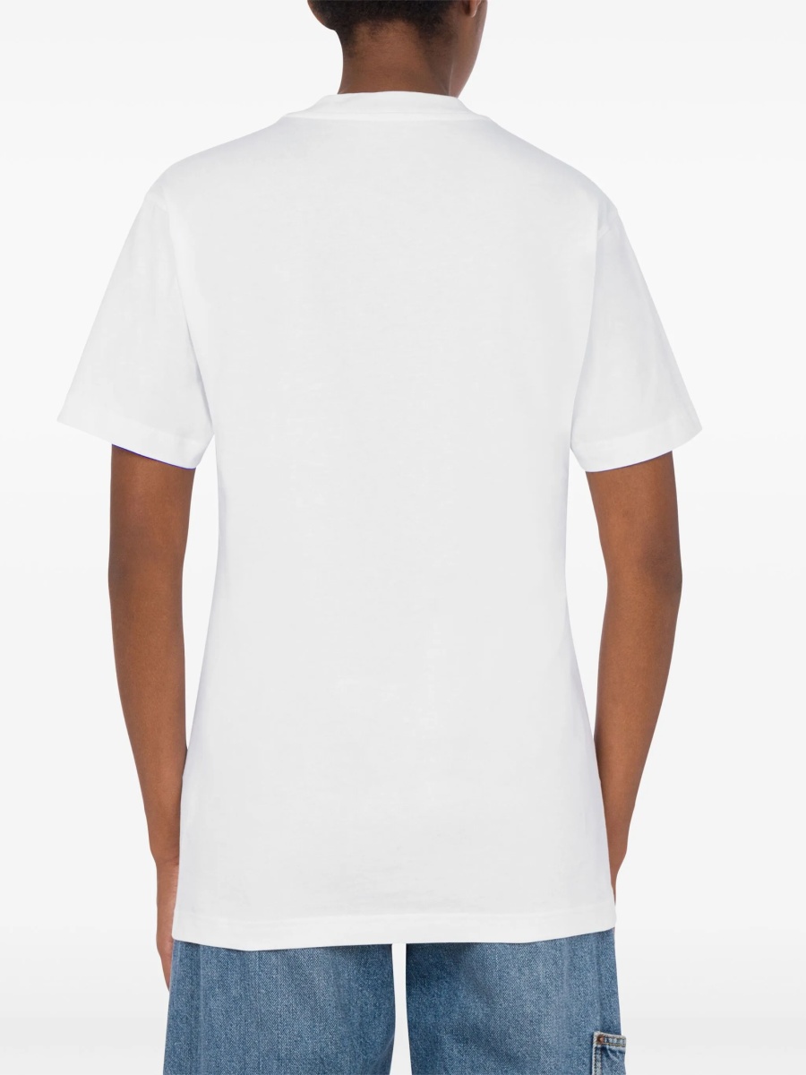 Tricou Moschino alb - Img 3