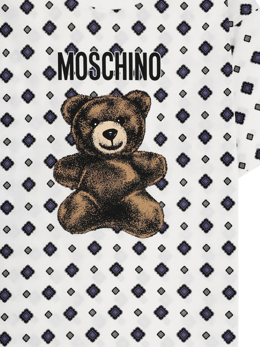 Tricou Moschino alb - Img 2