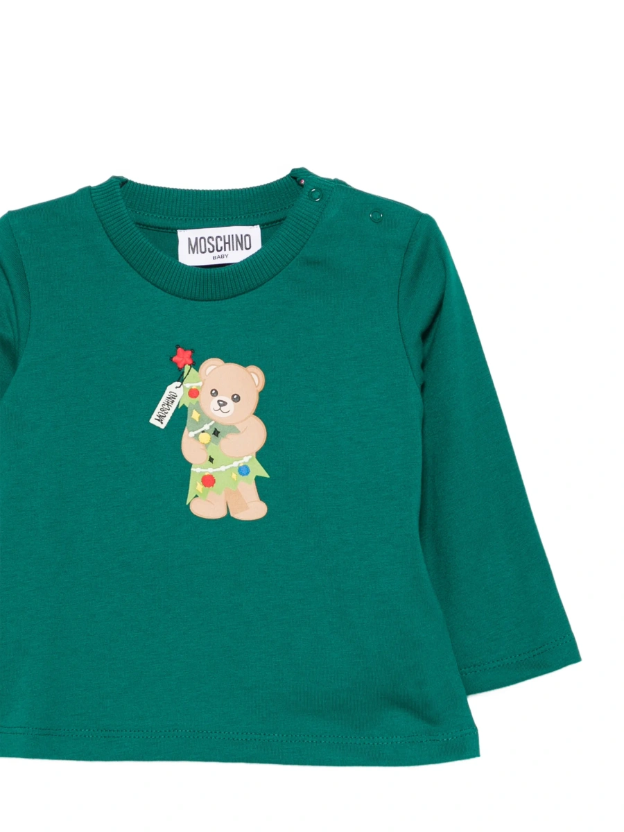 Tricou Moschino verde - Img 3