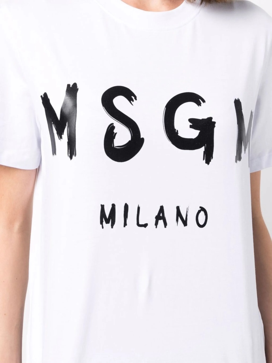 Tricou MSGM alb - Img 5