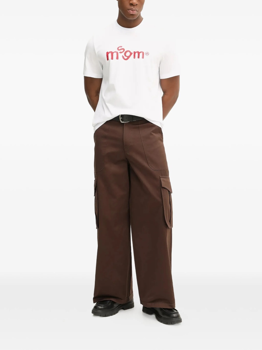 Tricou MSGM alb - Img 2