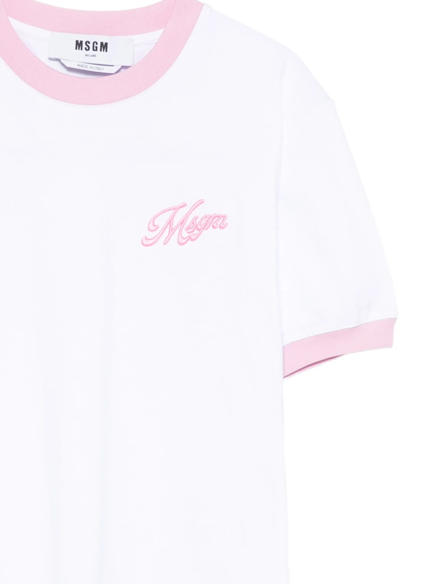 Tricou MSGM alb - Img 3