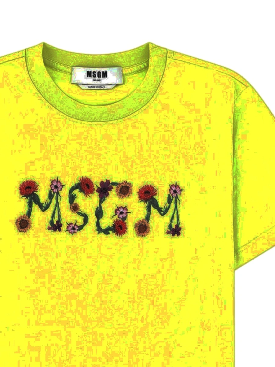 Tricou MSGM galben - Img 2