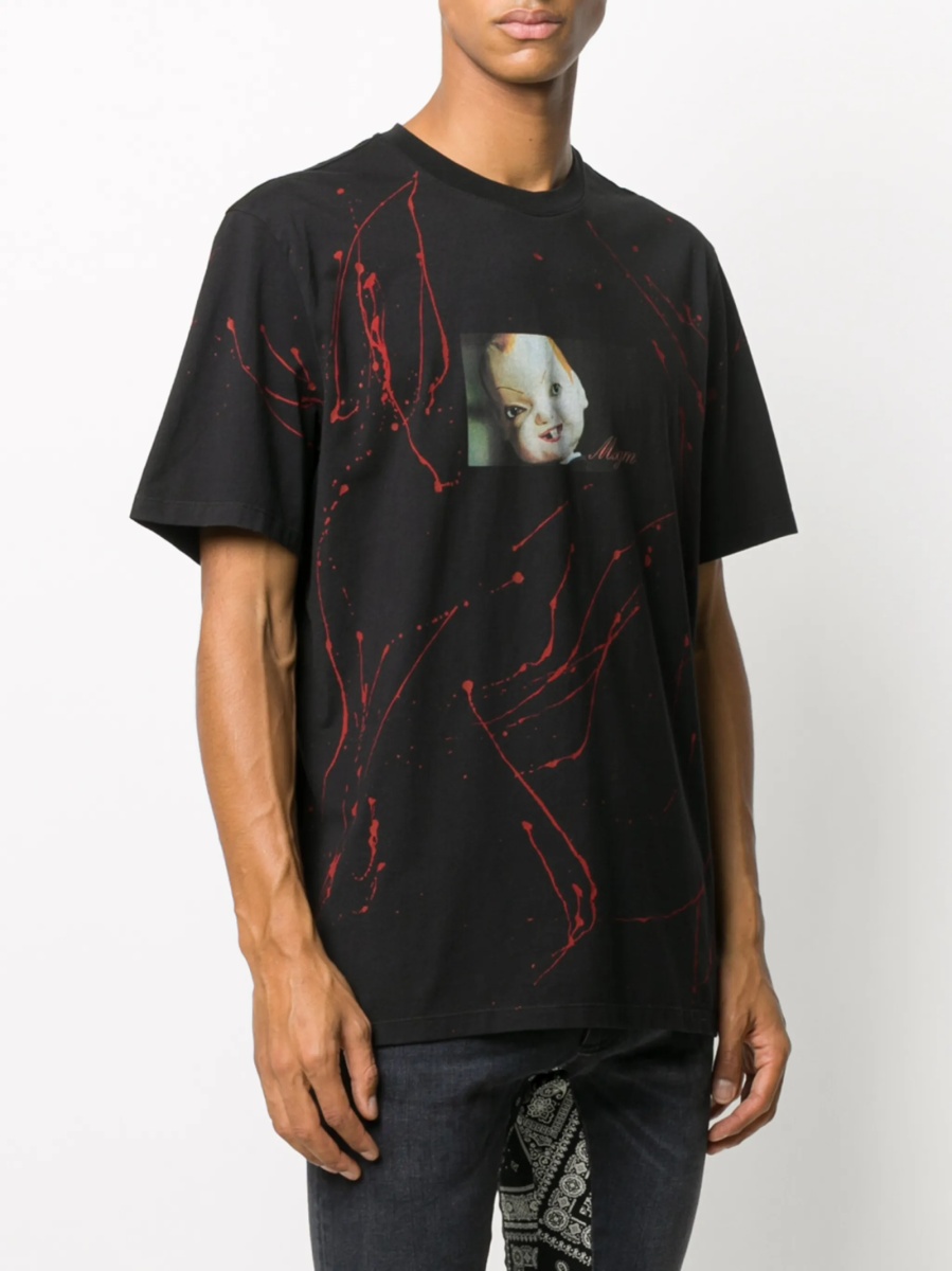 Tricou MSGM negru - Img 3