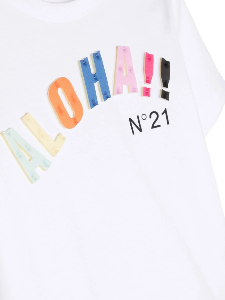 Tricou N°21 alb - Img 3