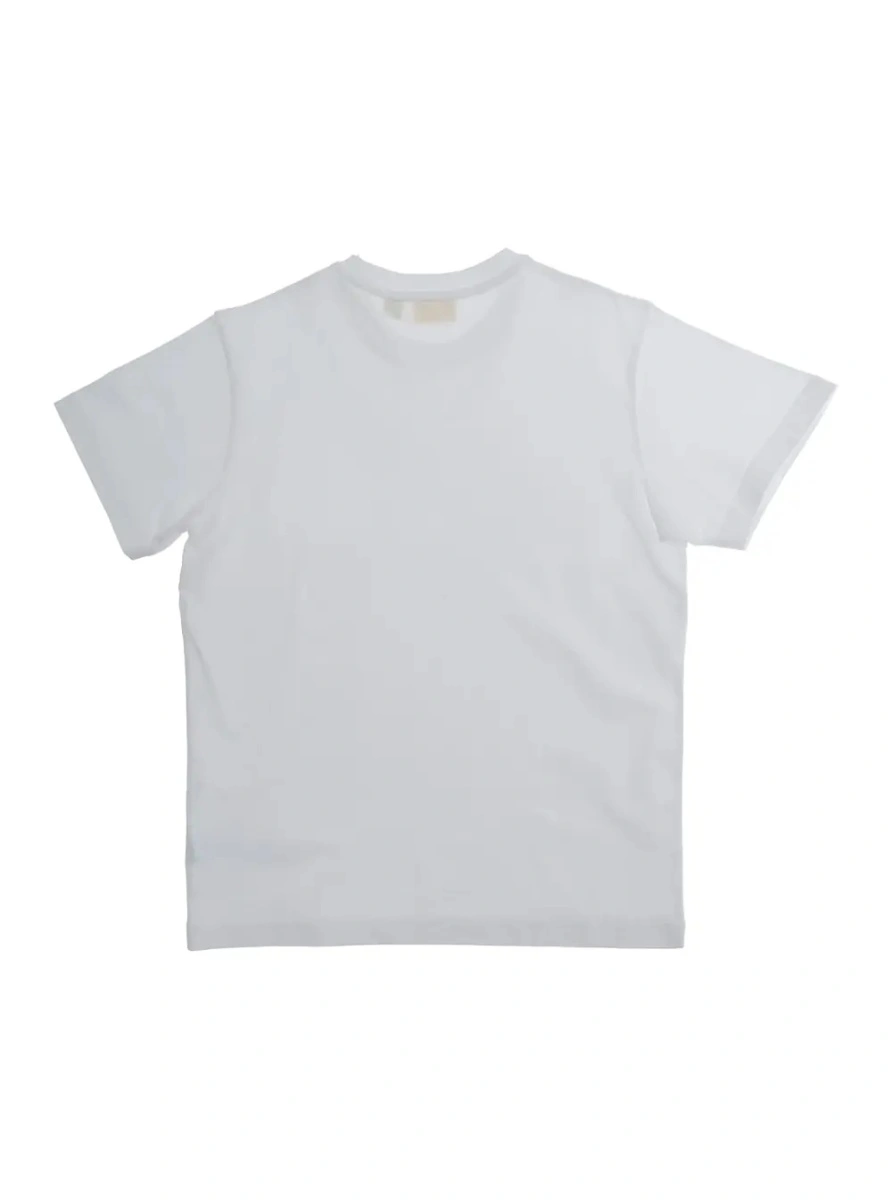 Tricou Off-White alb din bumbac - Img 2