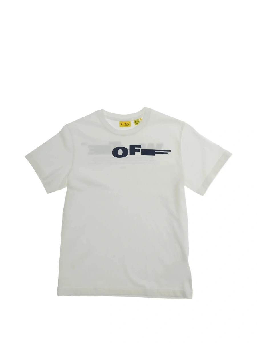 Tricou Off-White alb din bumbac - Img 6