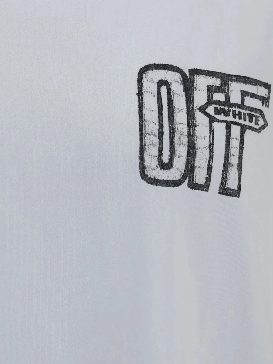 Tricou Off-White alb - Img 3