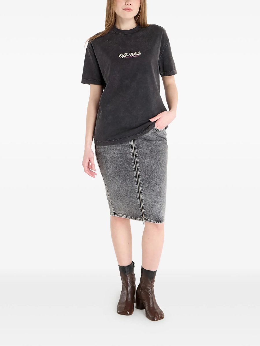 Tricou Off-White gri - Img 2