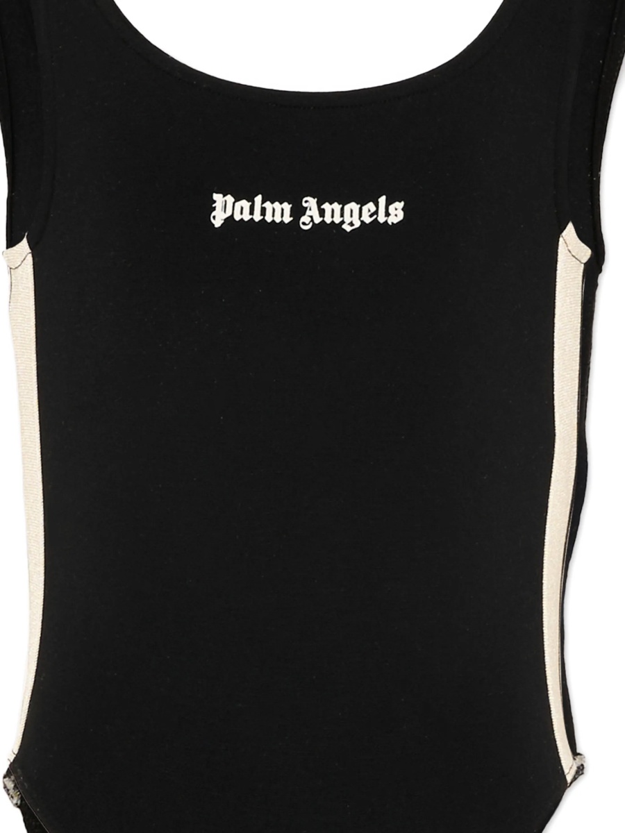 Tricou Palm Angels negru din vascoza - Img 3