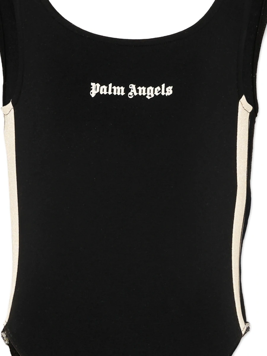 Tricou Palm Angels negru din vascoza - Img 3
