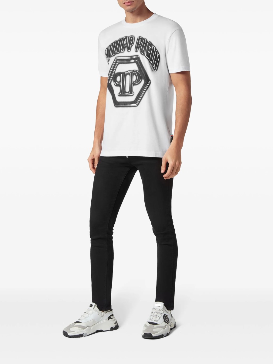 Tricou Philipp Plein alb - Img 2