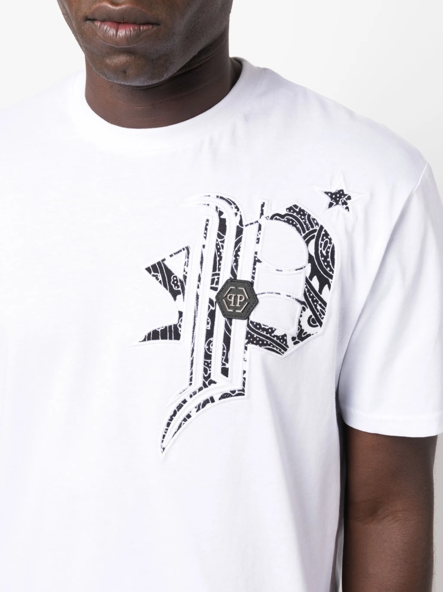 Tricou Philipp Plein alb - Img 5