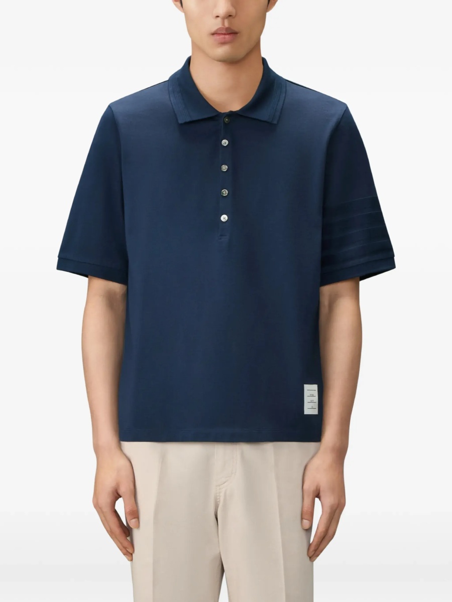 Tricou Polo 4-Bar cotton jersey Polo - Img 5