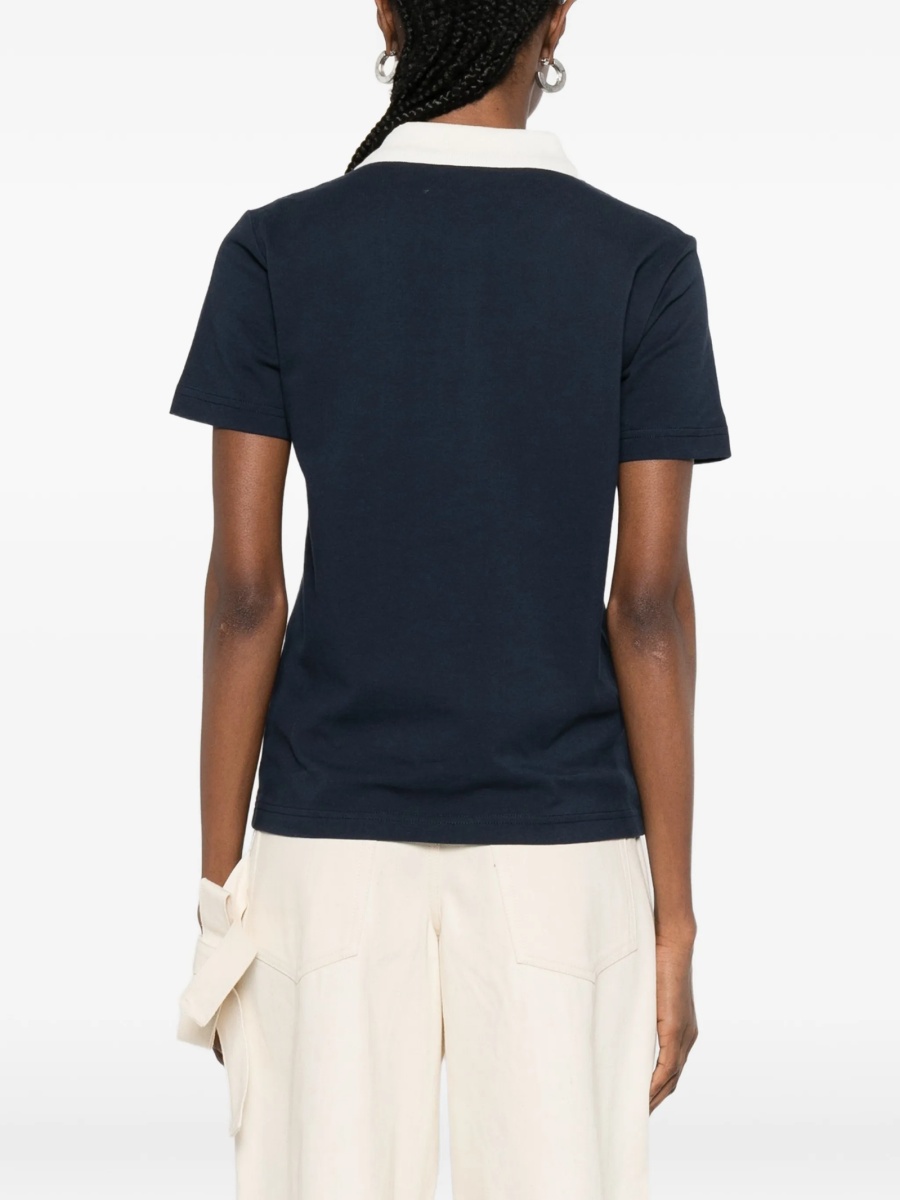 Tricou Polo A.P.C. albastru - Img 4