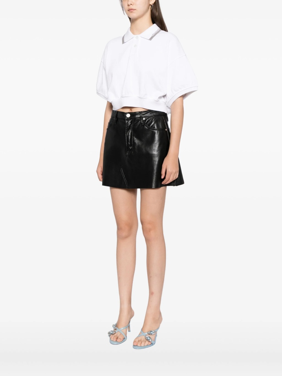 Tricou Polo Alexander Wang alb - Img 3