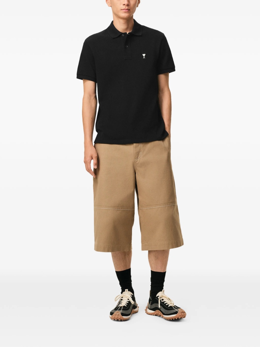Tricou Polo AMI Paris ami de coeur negru - Img 2