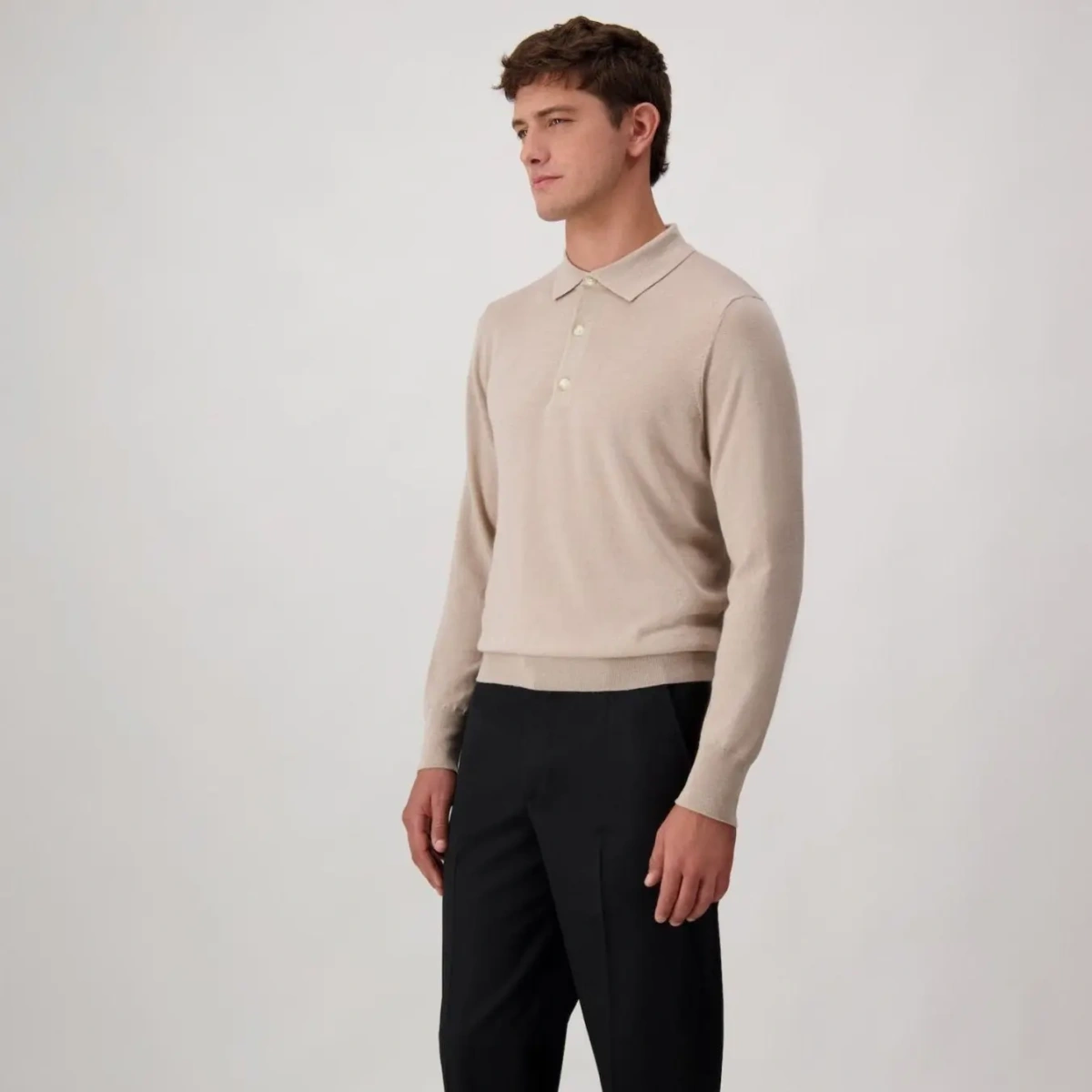 Tricou Polo Autore Douglas Merino Wool Polo Sweater - Img 2