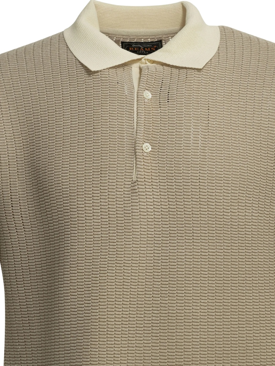 Tricou Polo Beams Plus neutru - Img 3