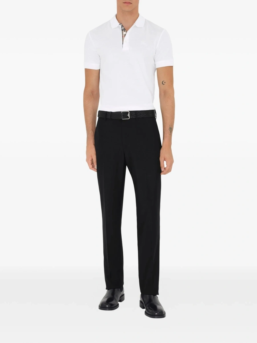 Tricou Polo Burberry alb - Img 2