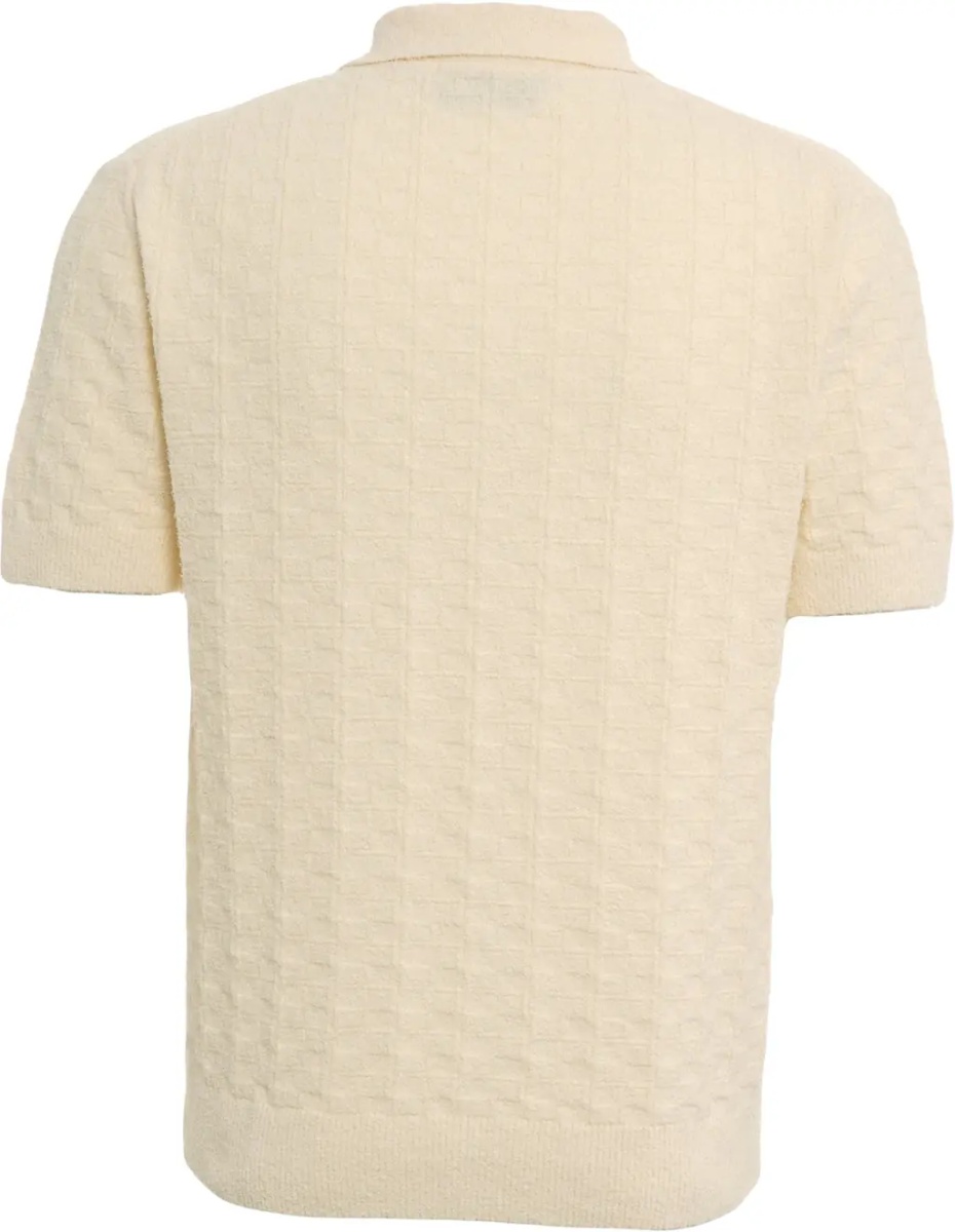 Tricou Polo Cable knit polo shirt - Img 3