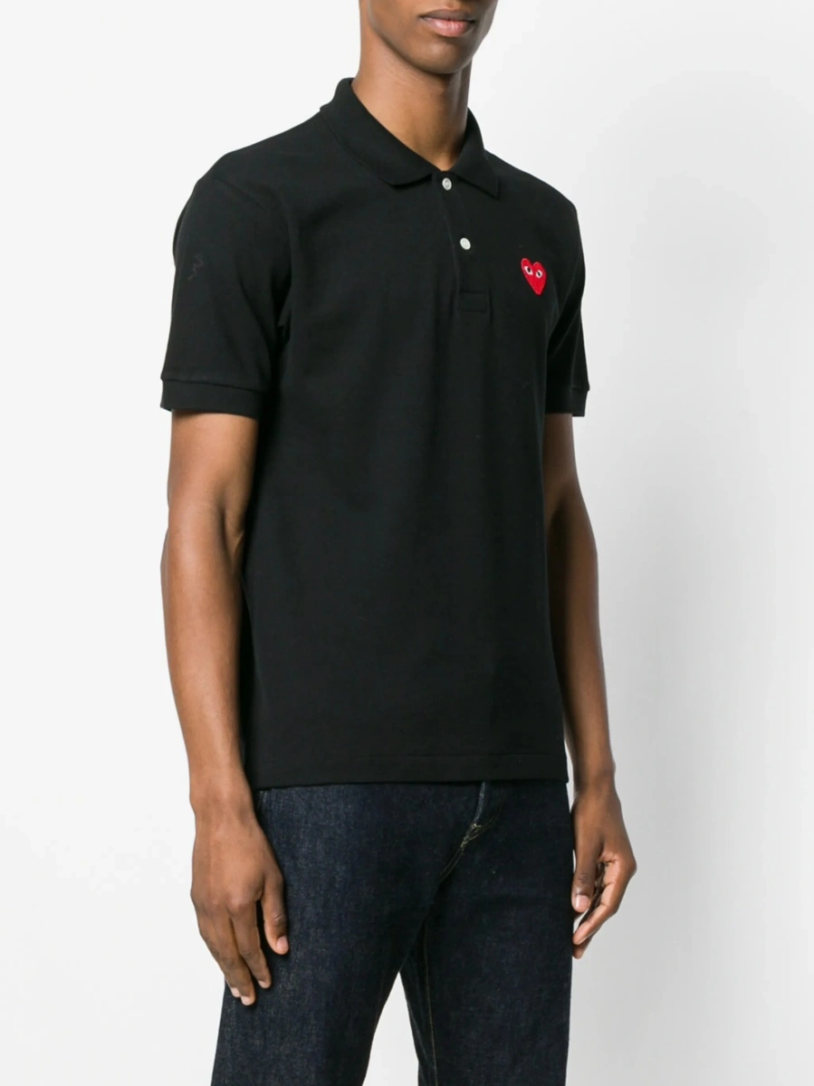 Tricou Polo Comme des Garçons negru - Img 3
