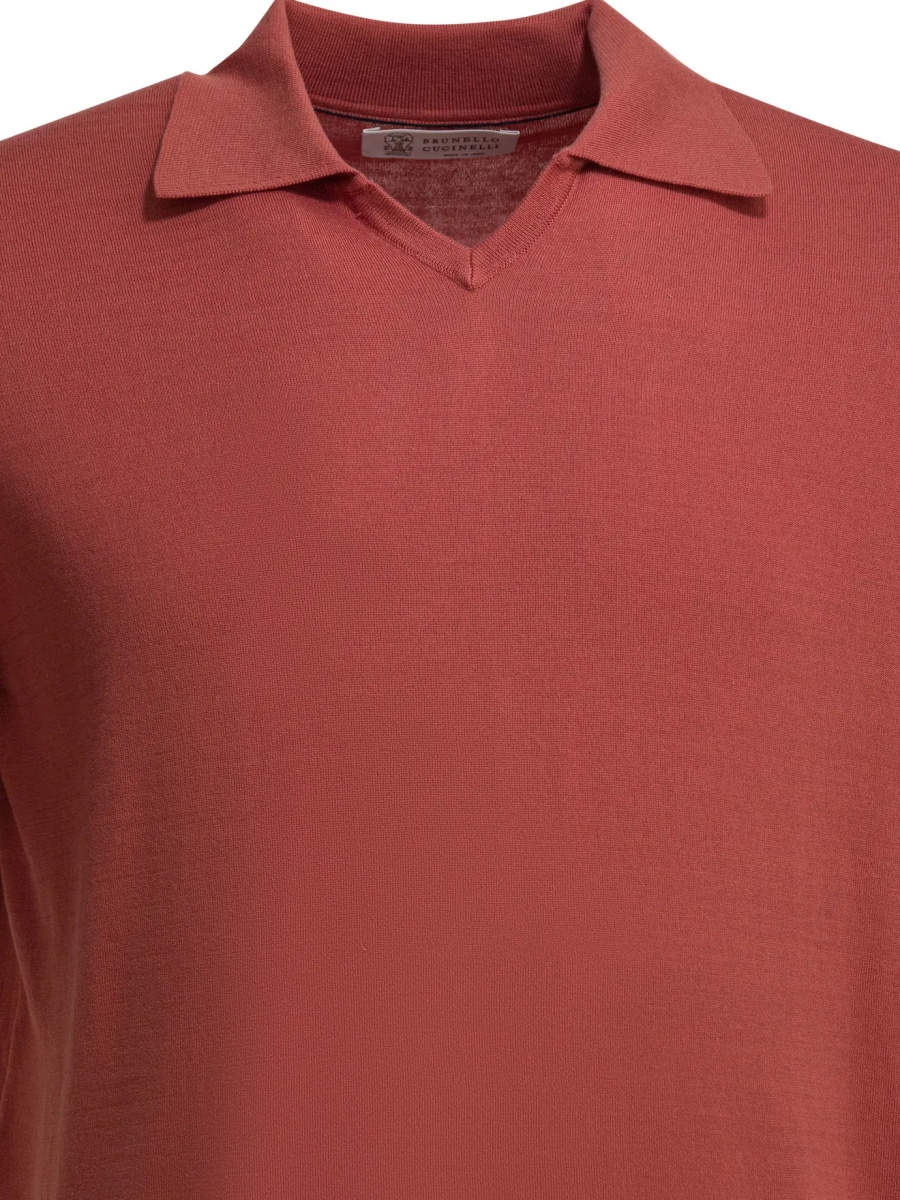 Tricou Polo Cotton buttonless polo shirt - Img 3