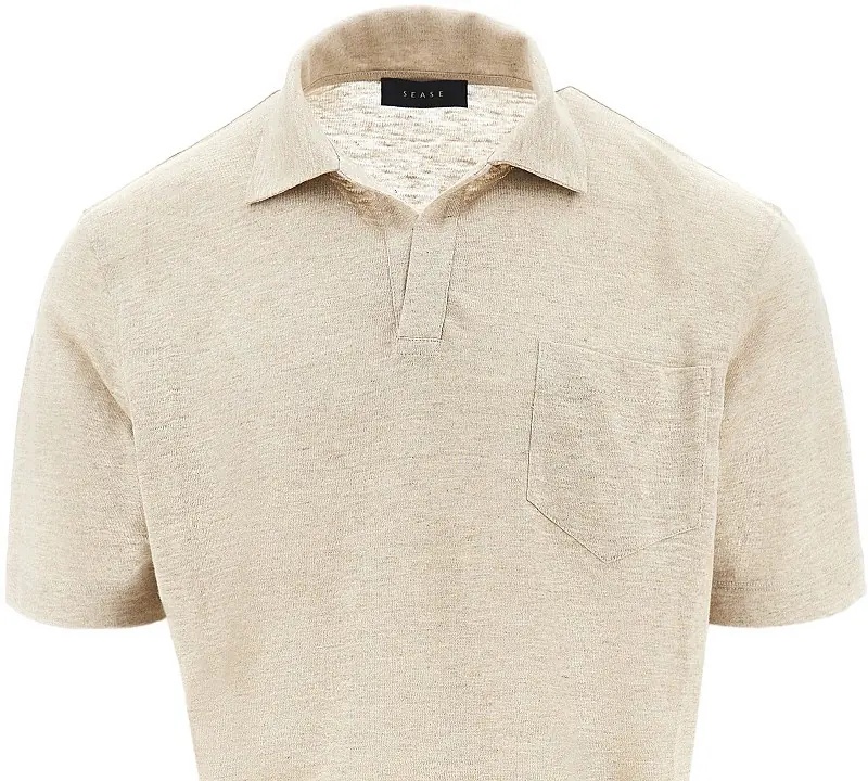 Tricou Polo 'Crew' hemp polo shirt - Img 2