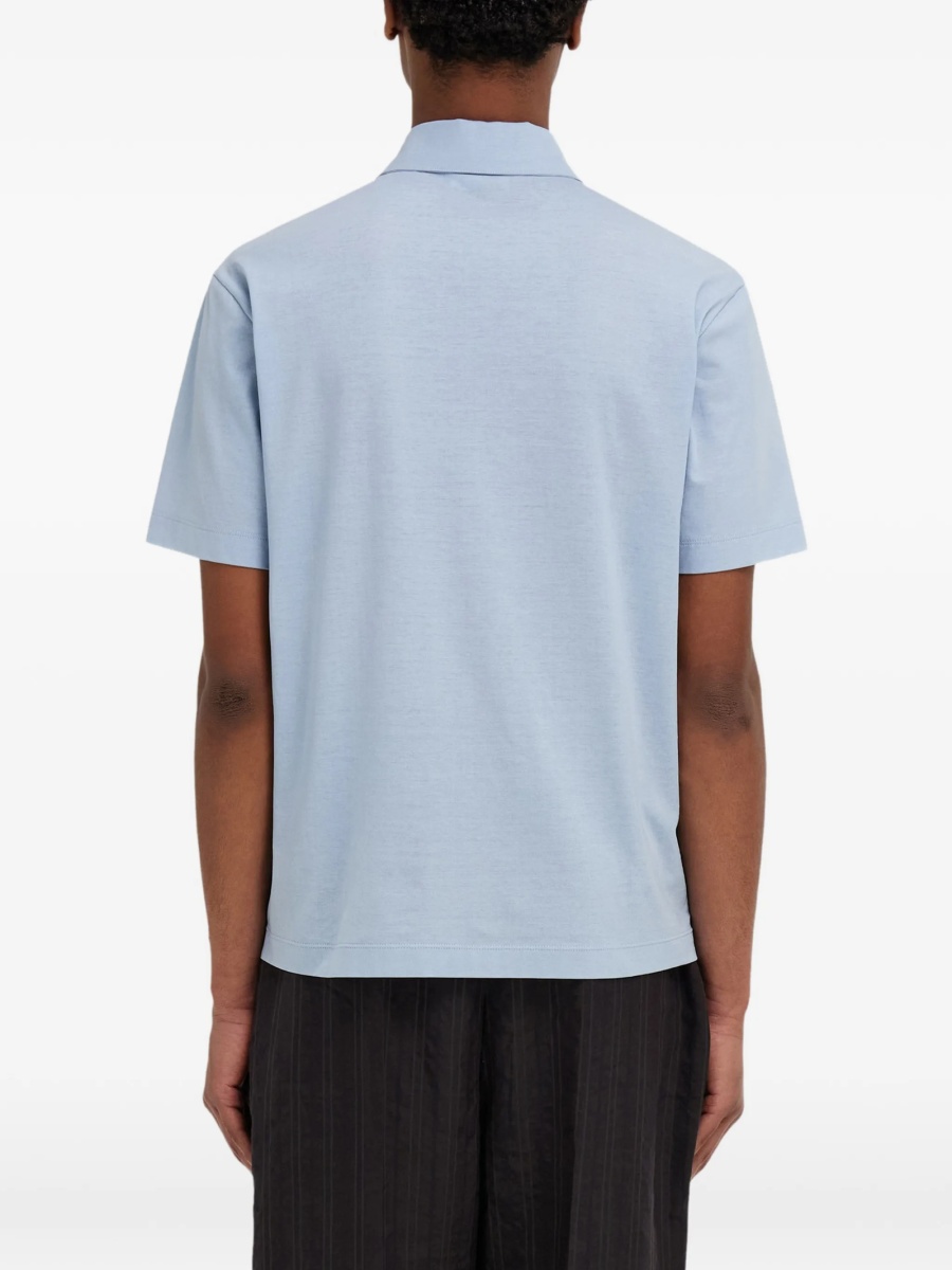 Tricou Polo Ferragamo albastru - Img 4