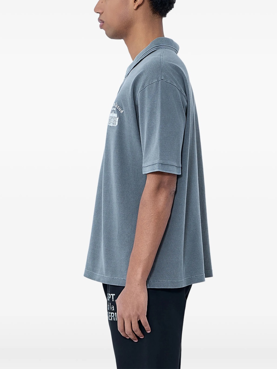 Tricou Polo GALLERY DEPT. gri - Img 2