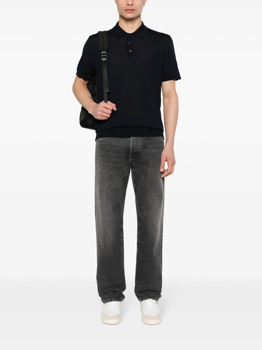 Tricou Polo Golden Goose albastru - Img 2