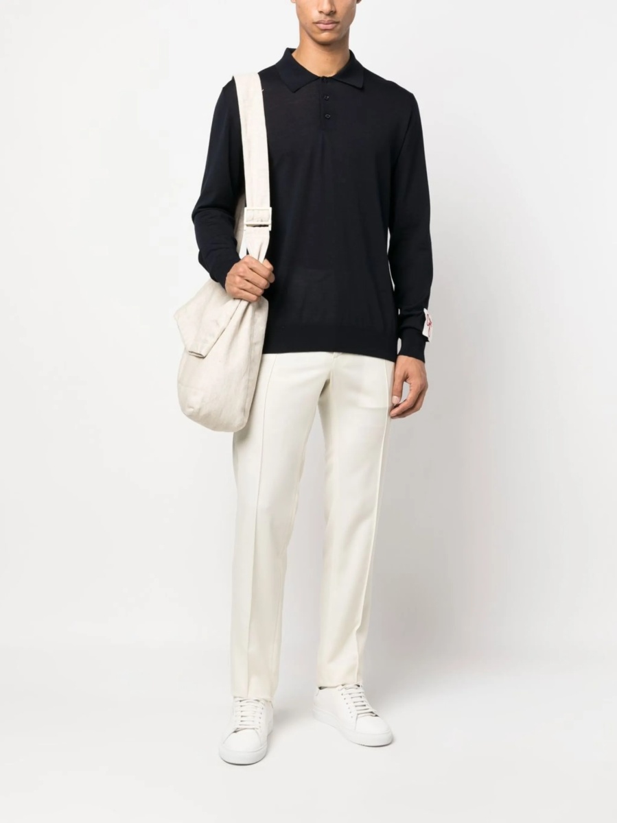 Tricou Polo Golden Goose albastru - Img 2