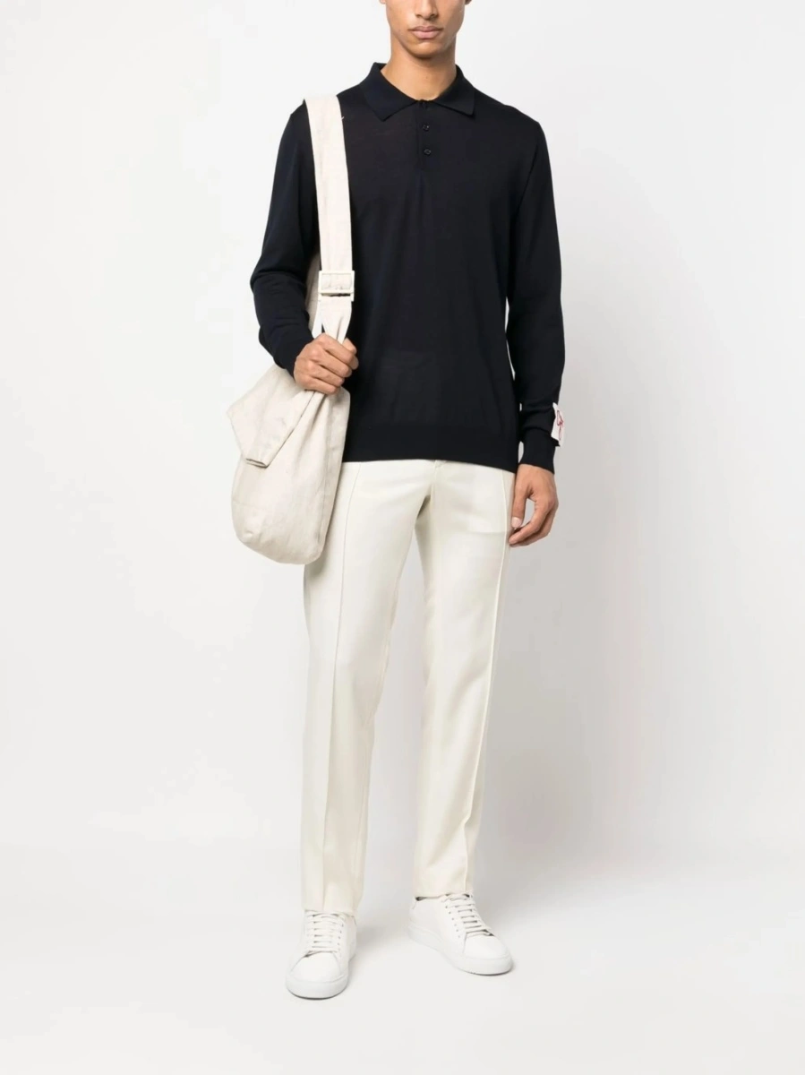 Tricou Polo Golden Goose albastru - Img 2