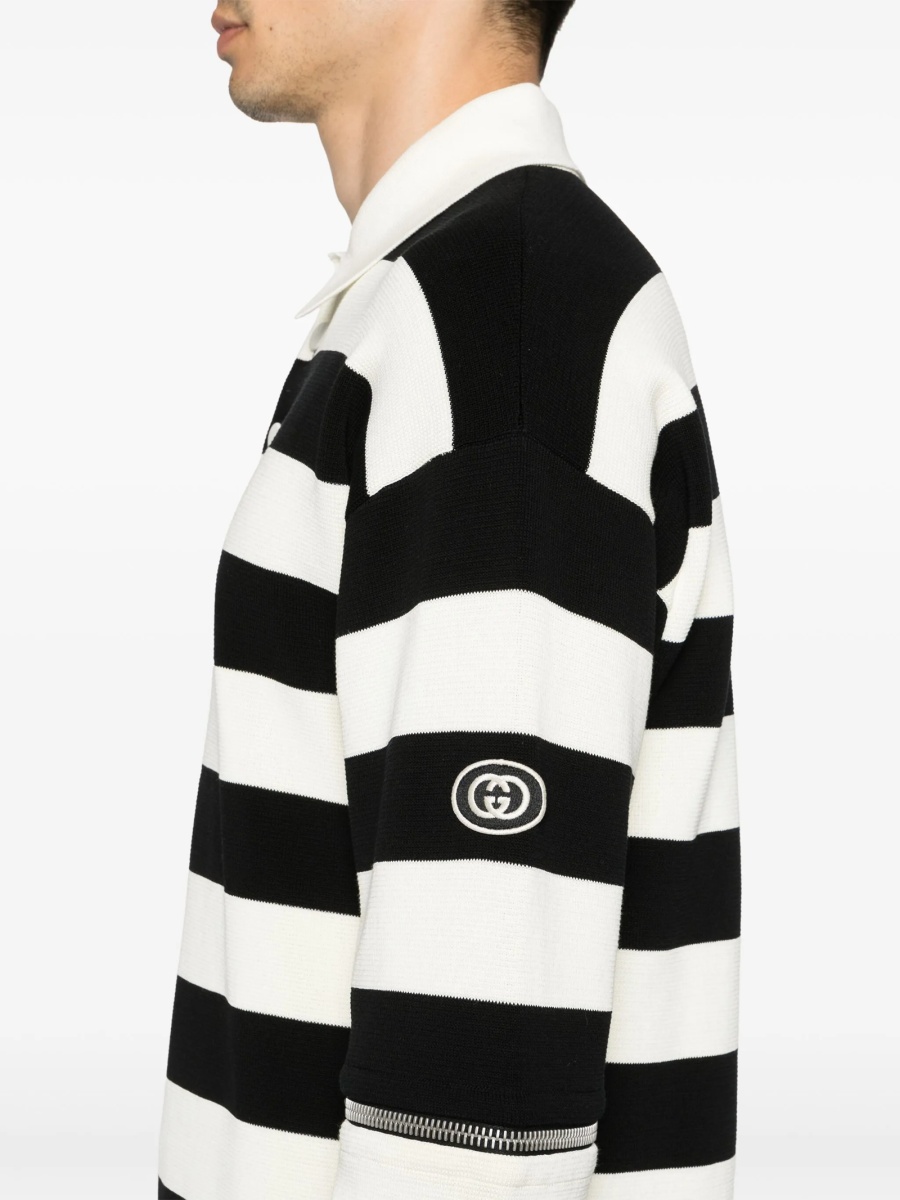 Tricou Polo Gucci neutru - Img 5