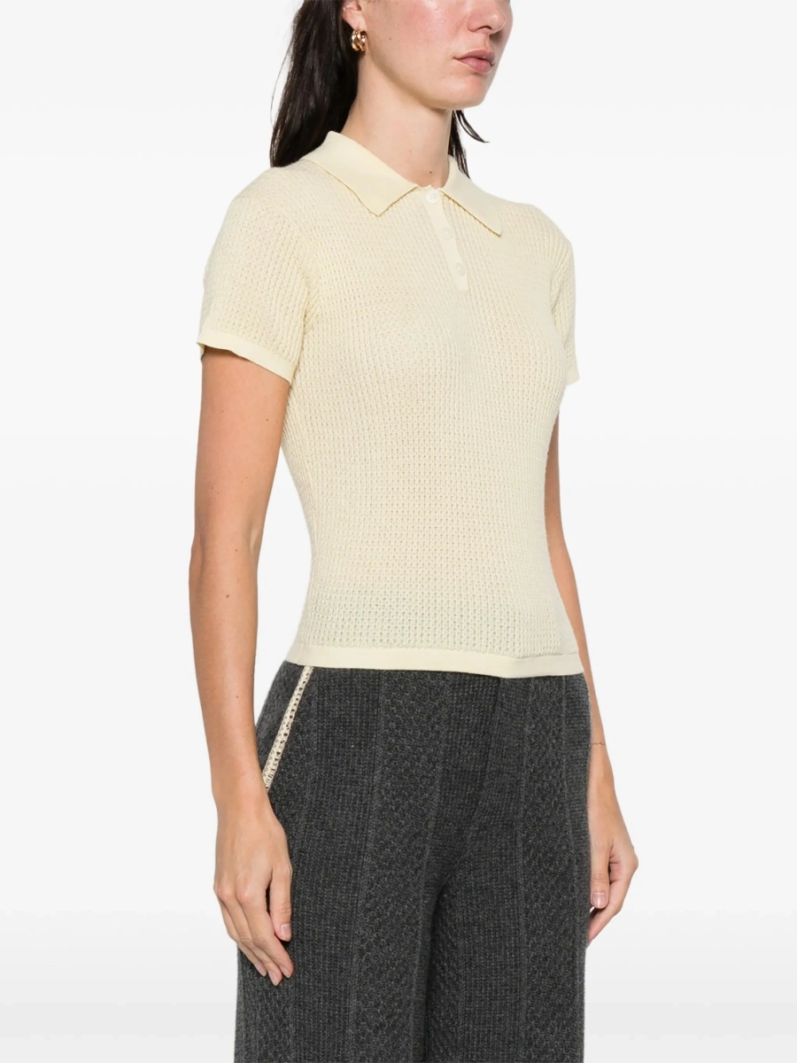 Tricou Polo GUEST IN RESIDENCE galben - Img 3
