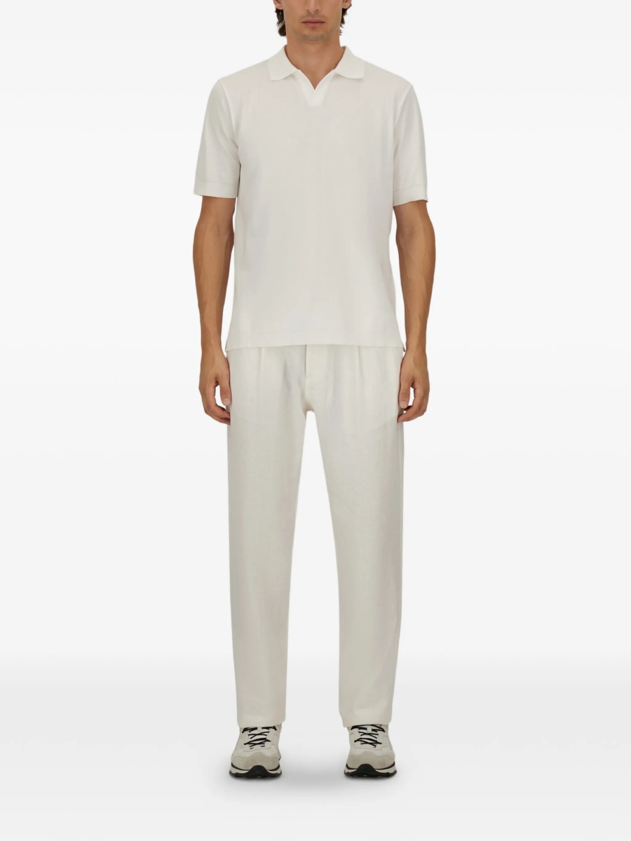 Tricou Polo Herno alb - Img 3