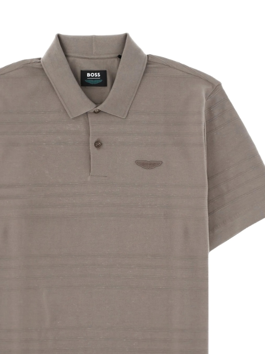 Tricou Polo Hugo Boss gri - Img 2