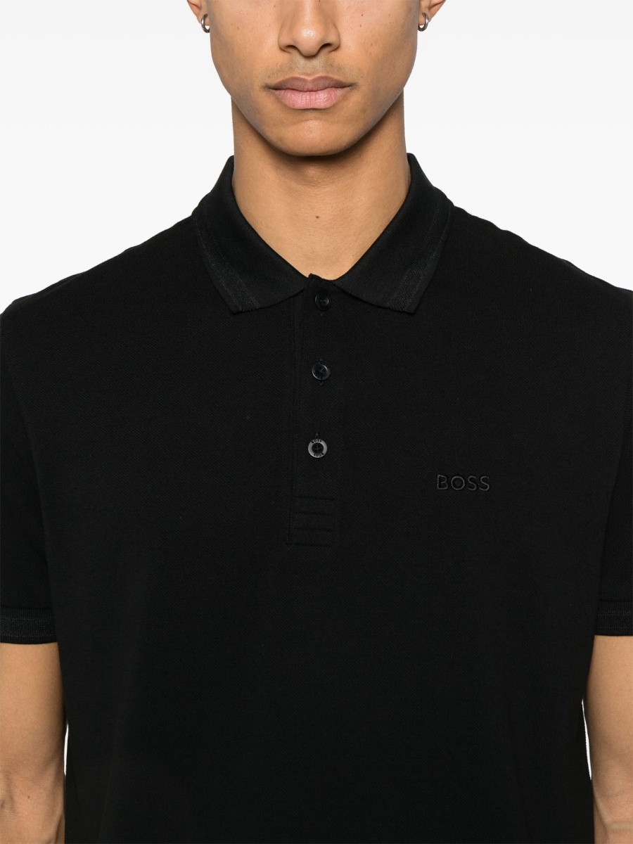 Tricou Polo Hugo Boss negru - Img 4